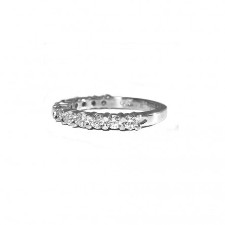 Elise Diamond Wedding Ring to Match Solitaire Engagement Ring