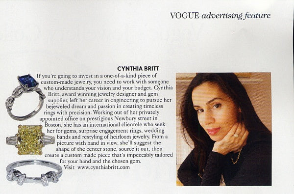 jewelry designer Cynthia Britt