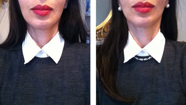 Two Quick Steps That Will Transform Your White Collar Shirt and Sweater Look!