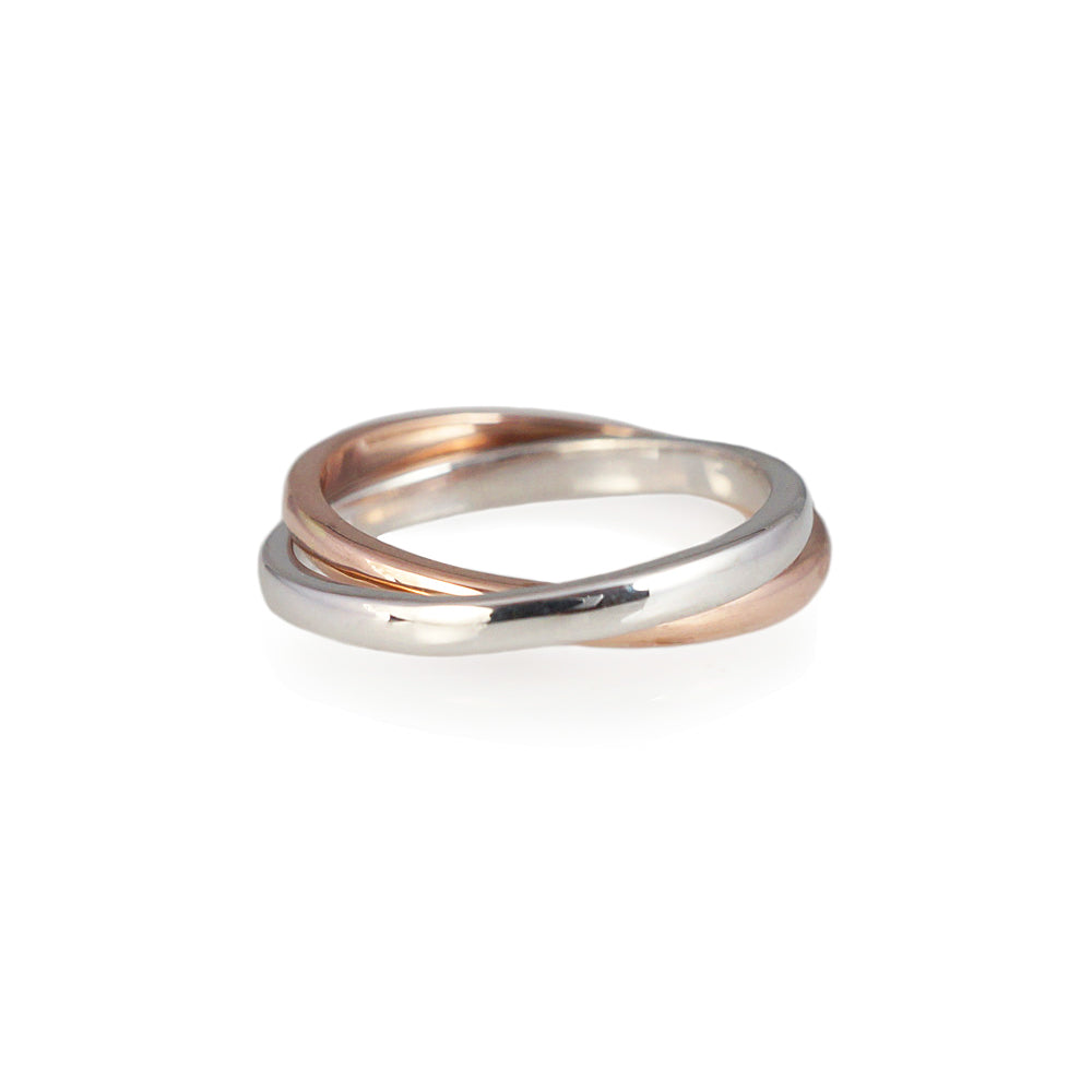 Abby Criss Cross Wedding Band