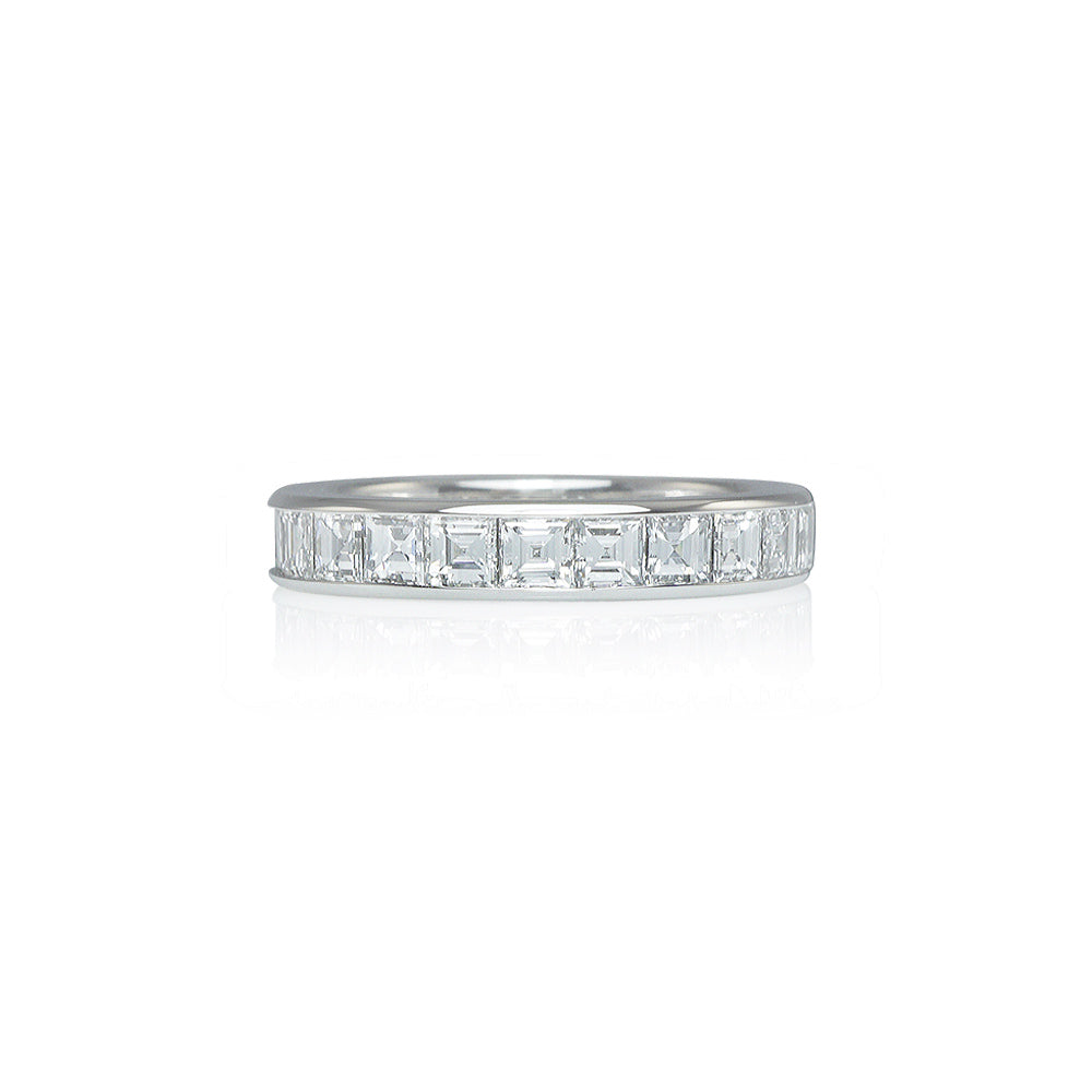 Carré-Cut Diamond Eternity Ring for Ali