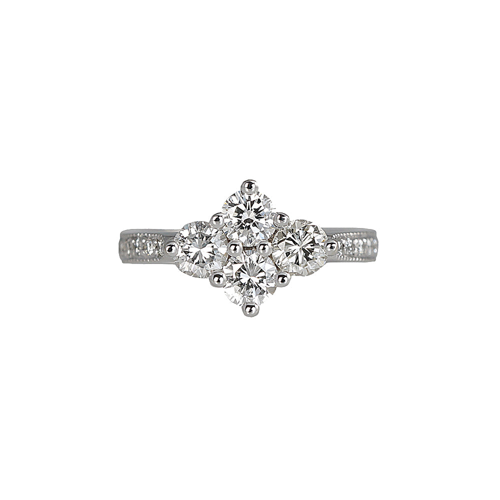 Angela Four Stone Diamond Ring