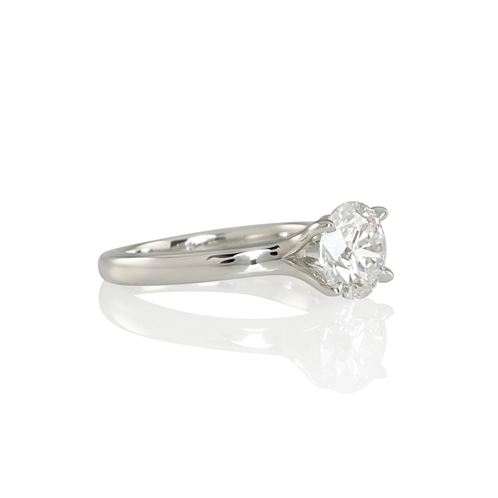 Cynthia Britt “No Basket”™ Engagement Ring for Ariana