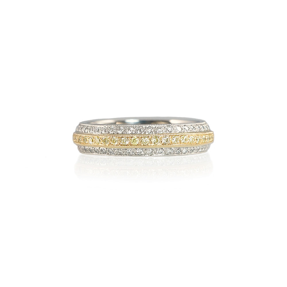 Bella Two-Tone Wedding Band