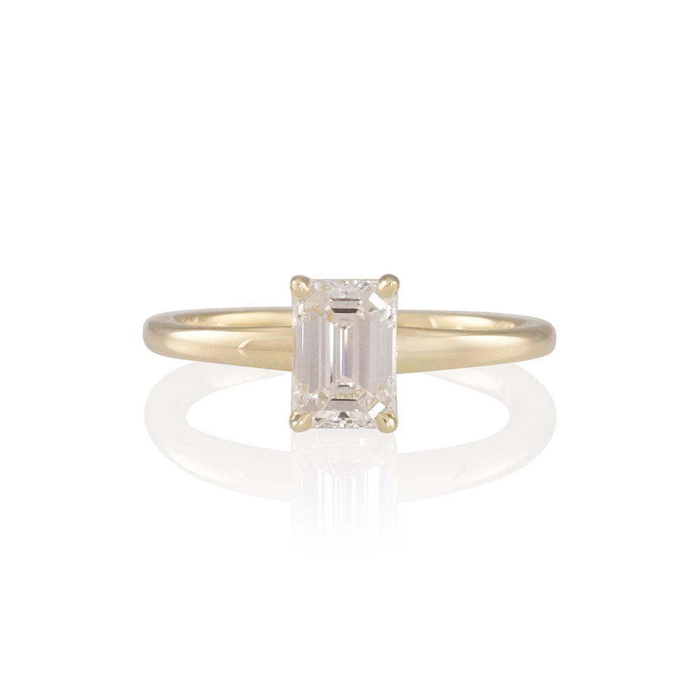 Emerald Cut Engagement Ring for Bethany