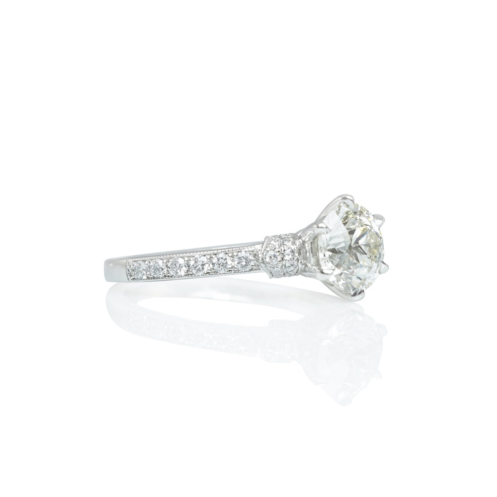 Original Solitaire Diamond Wrap Engagement Ring for Blythe