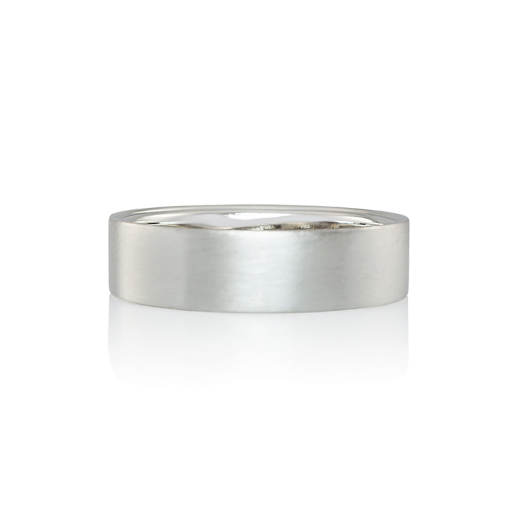 Matte Wedding Band for Brian