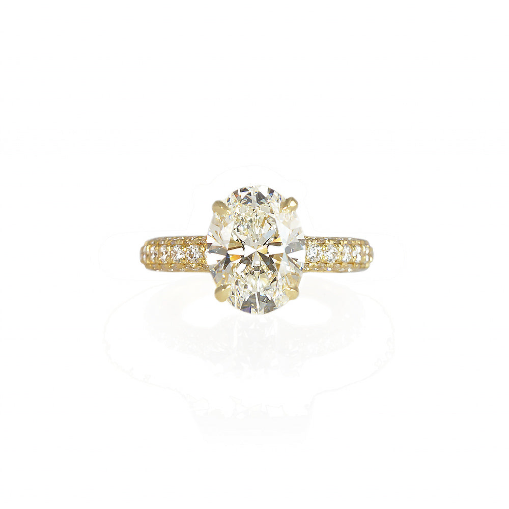 Brielle Diamond Pave Engagement Ring