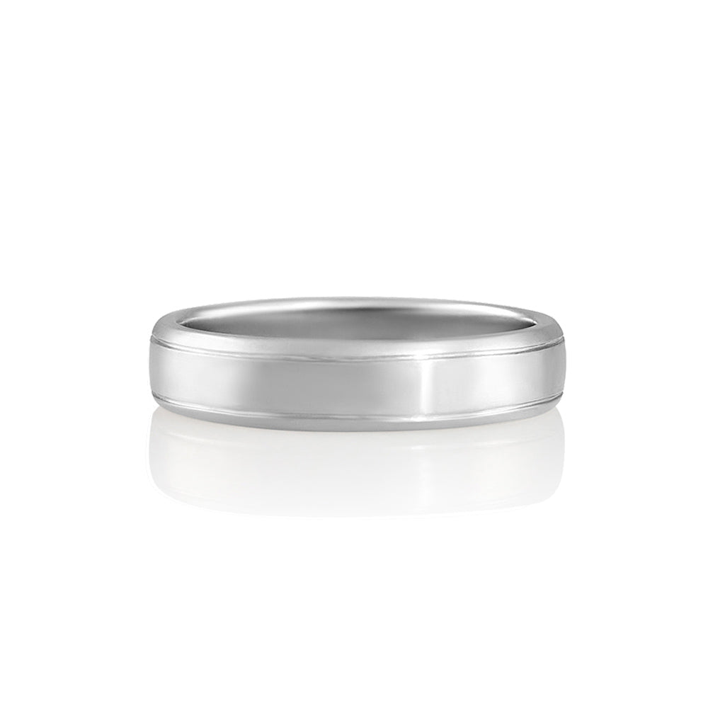 Charles Platinum Men's Wedding band