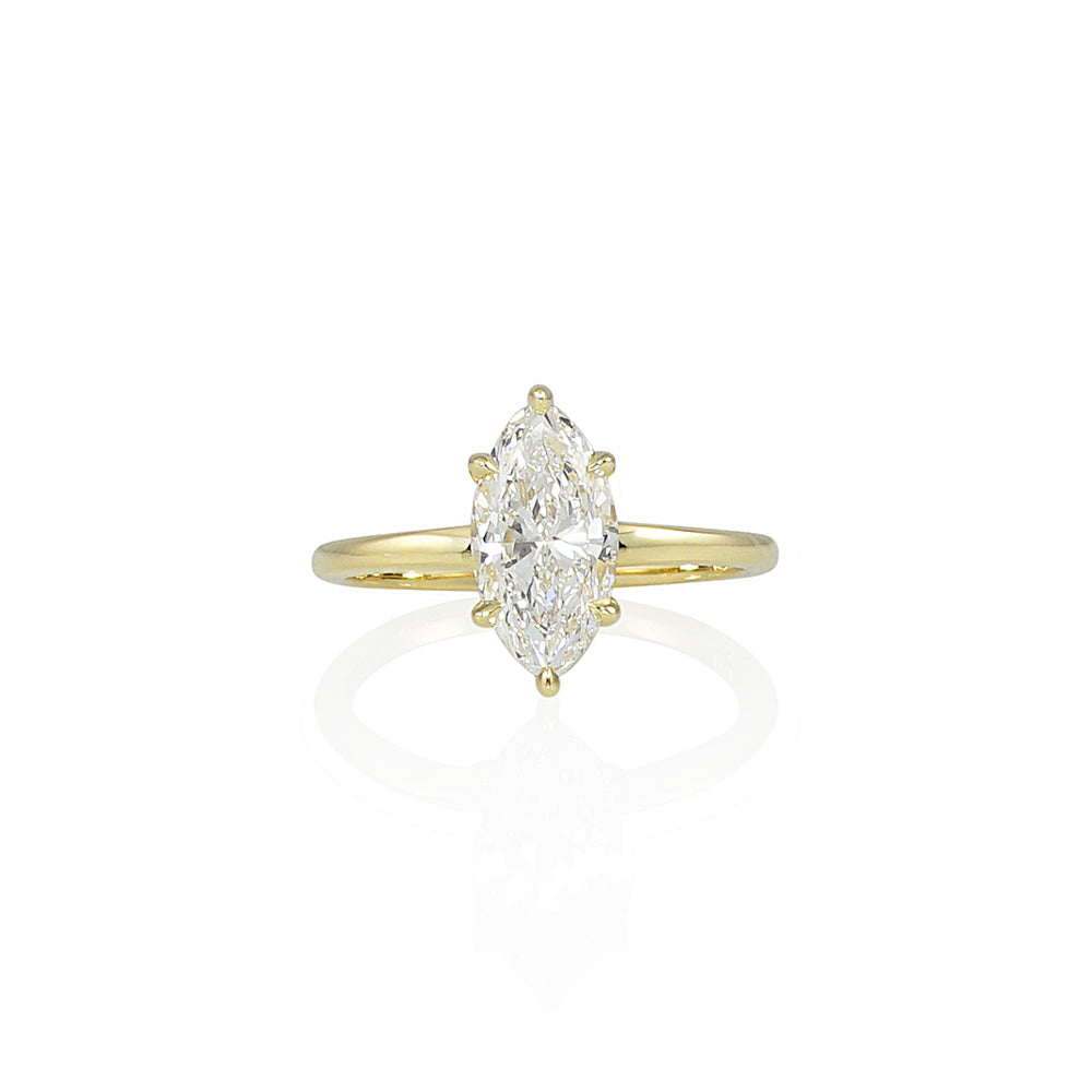 Solitaire Marquise Engagement Ring for Chelsey