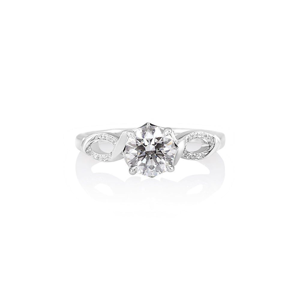 Cindy Romantic Diamond Engagement Ring