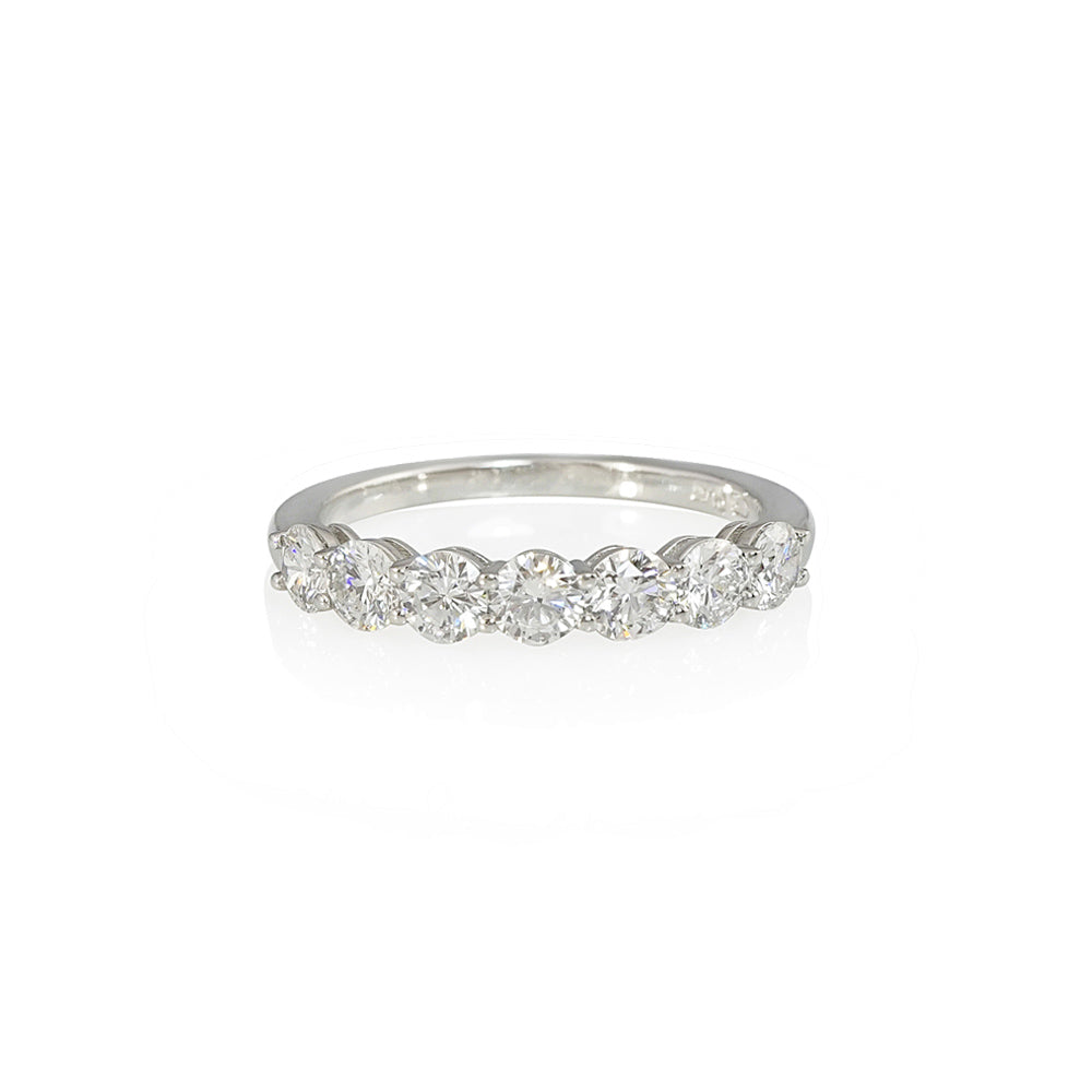 Seven Stone Diamond Wedding Band for Claire