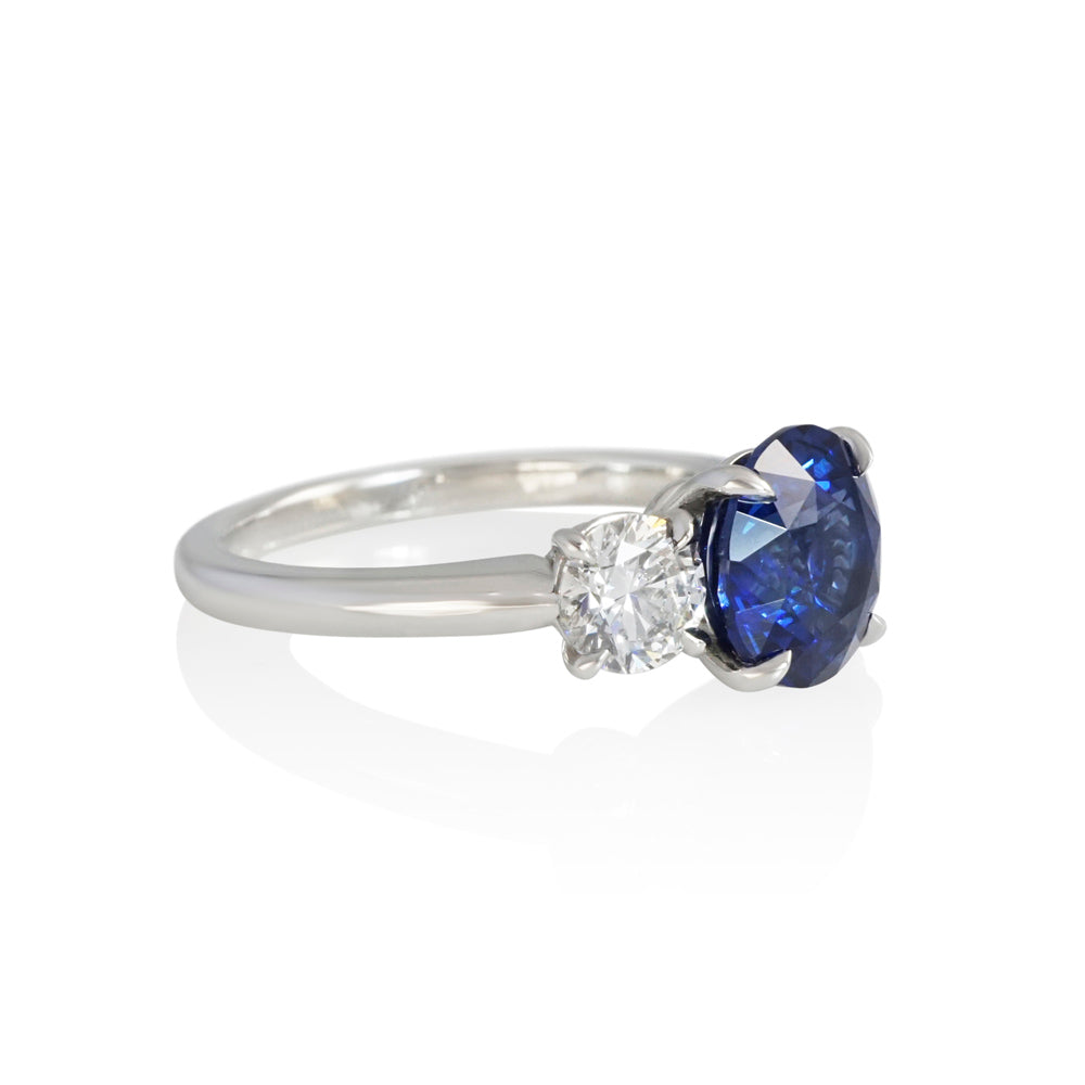 Sapphire and Diamond Engagement Ring for Claire