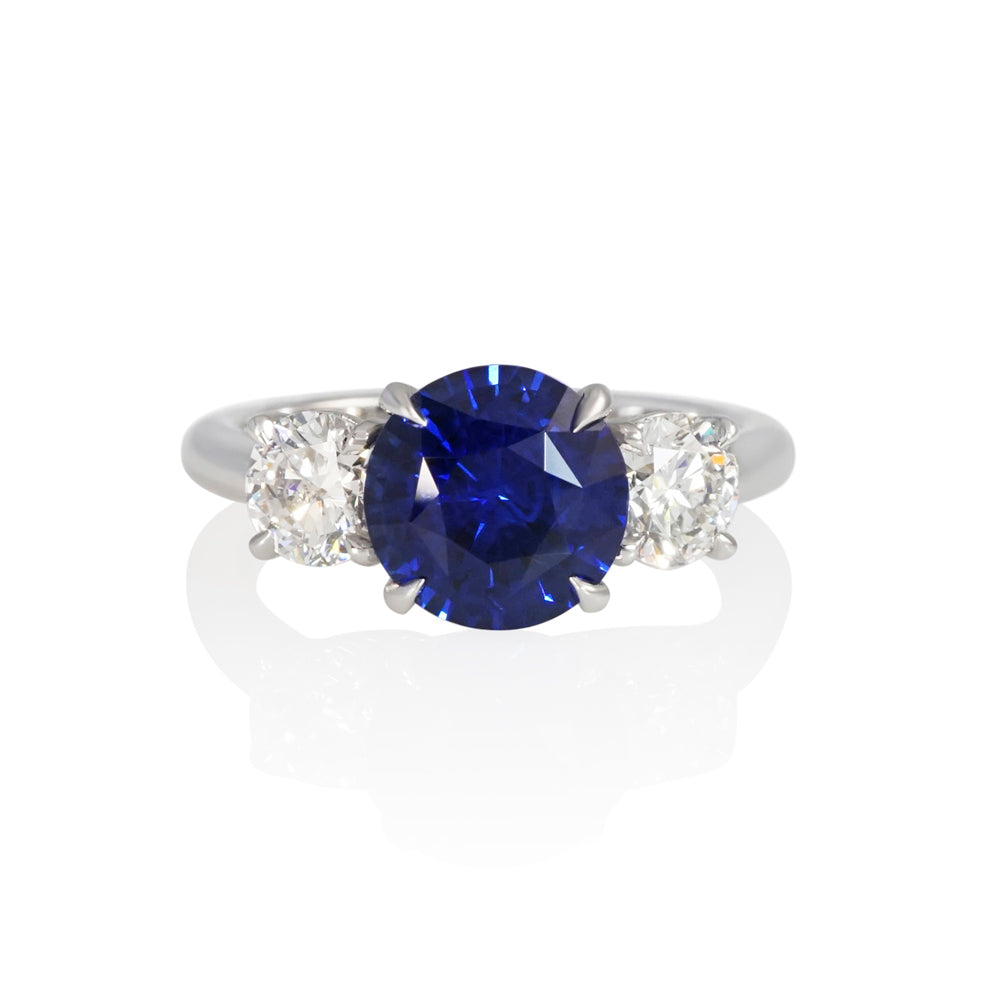 Sapphire and Diamond Engagement Ring for Claire