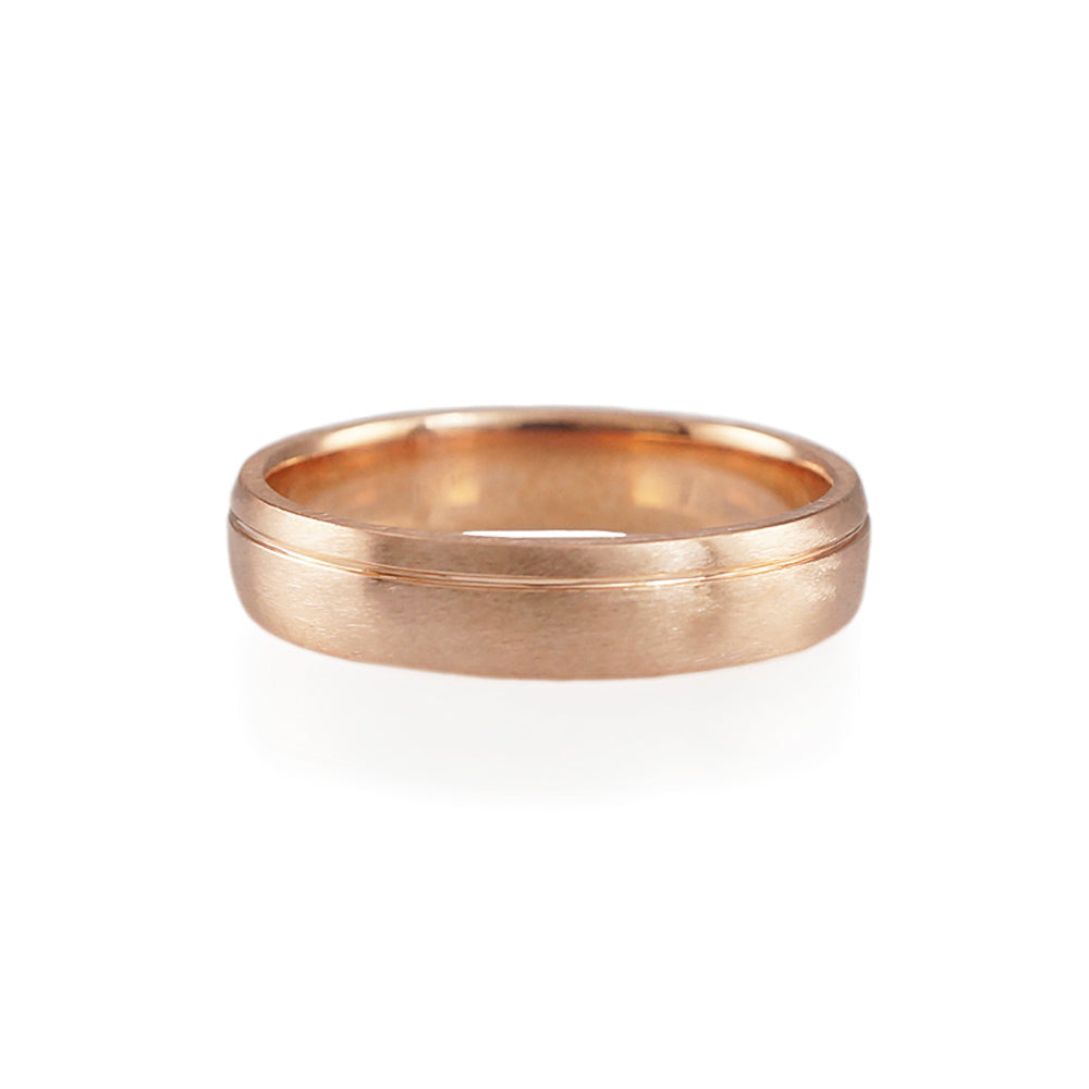 Colm Rose Gold Men's Wedding Band