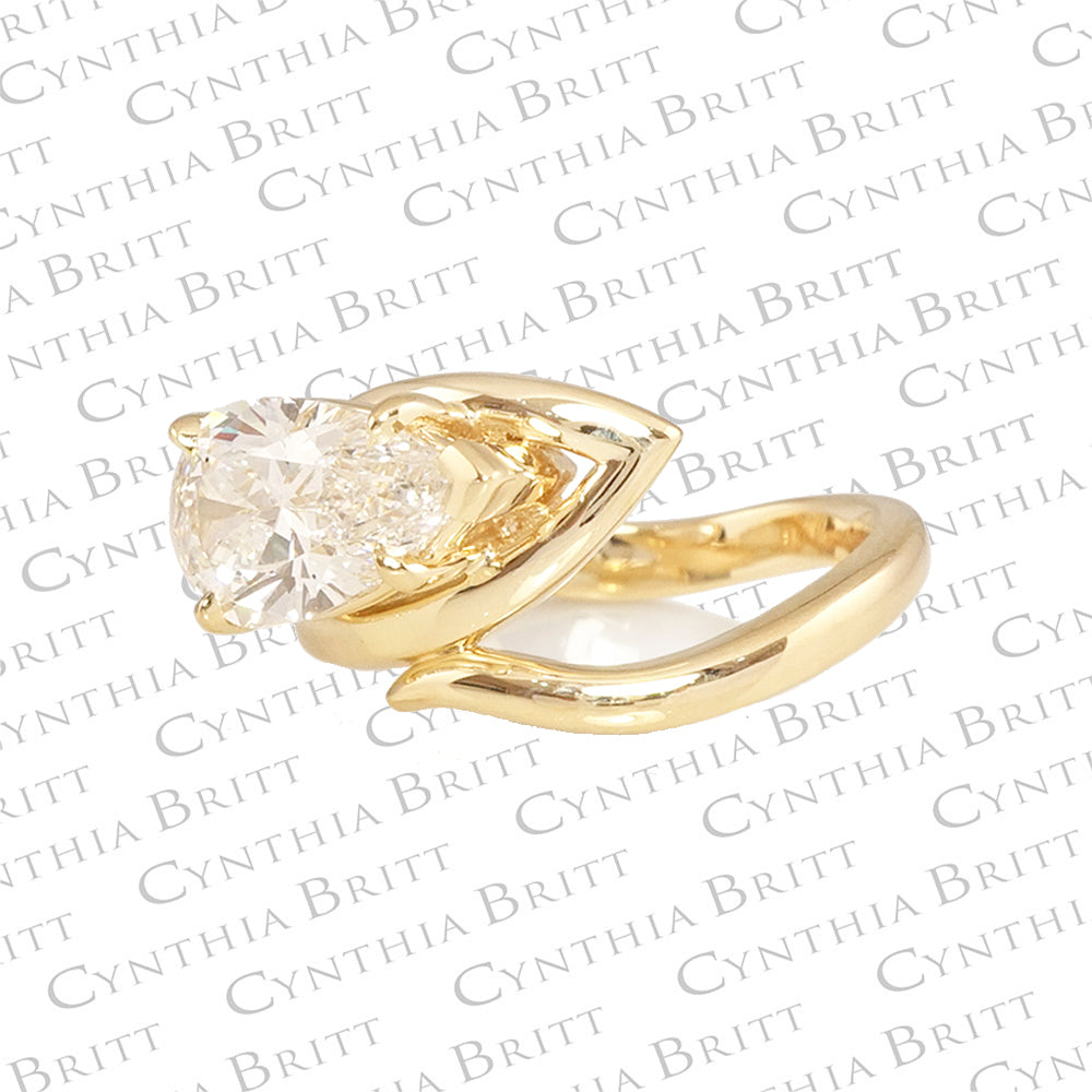 Signature Cynthia Britt Comet Engagement Ring