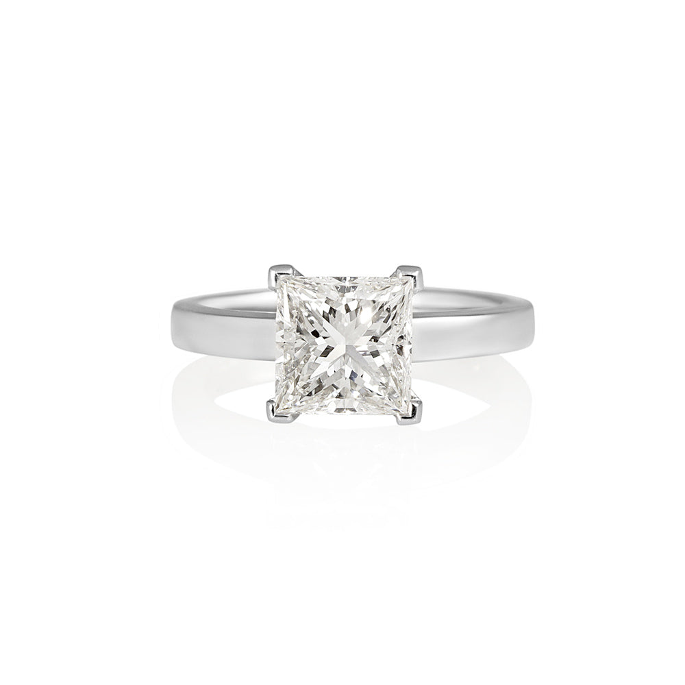 Cynthia Britt Princess Cut Solitaire for Natalie