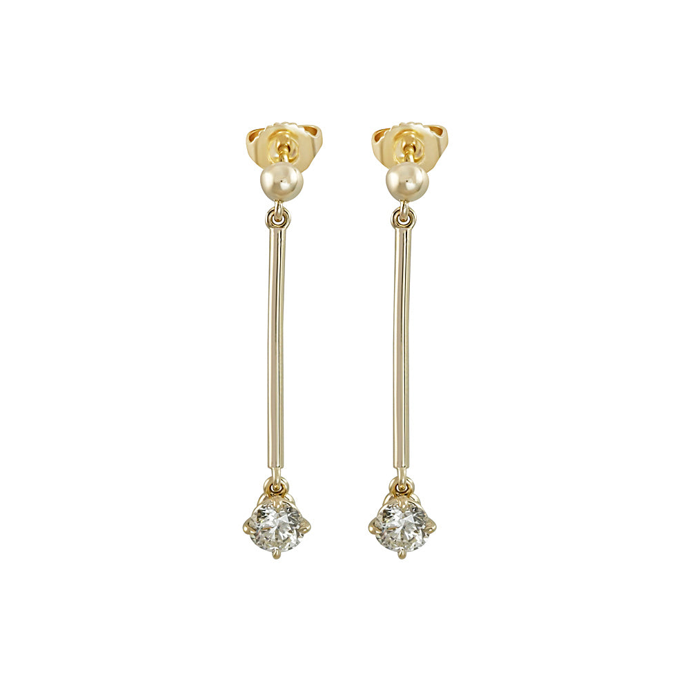 Diamond Drop Earrings