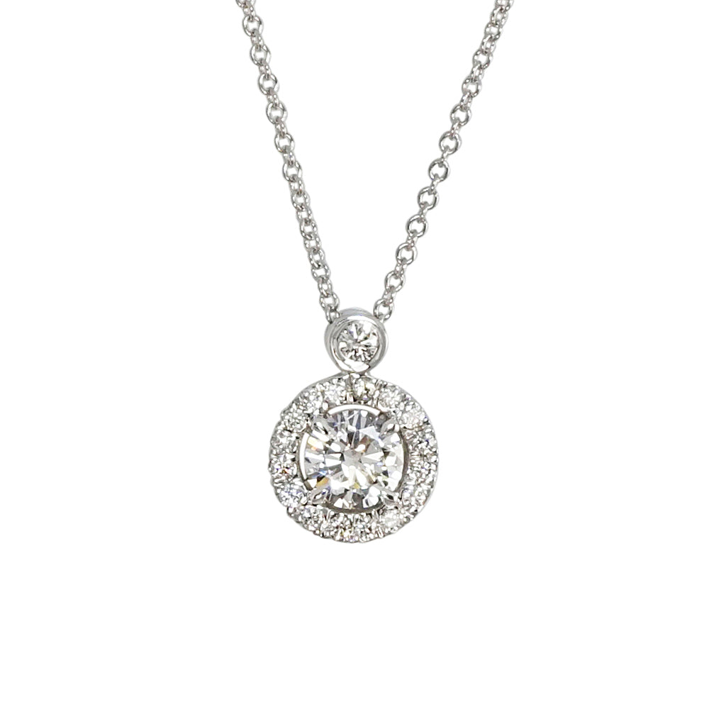 Diamond Halo Pendant