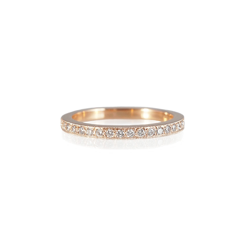 Elizabeth Gold Diamond Wedding Band