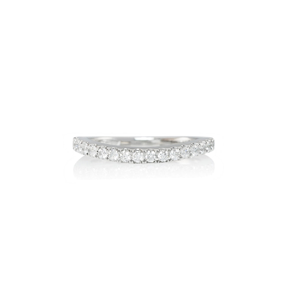 Fitted Diamond Wedding Band