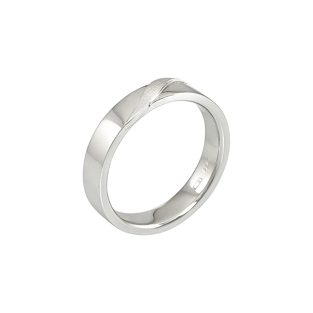 Mobius Wave Men's Wedding Ring for Jaegun