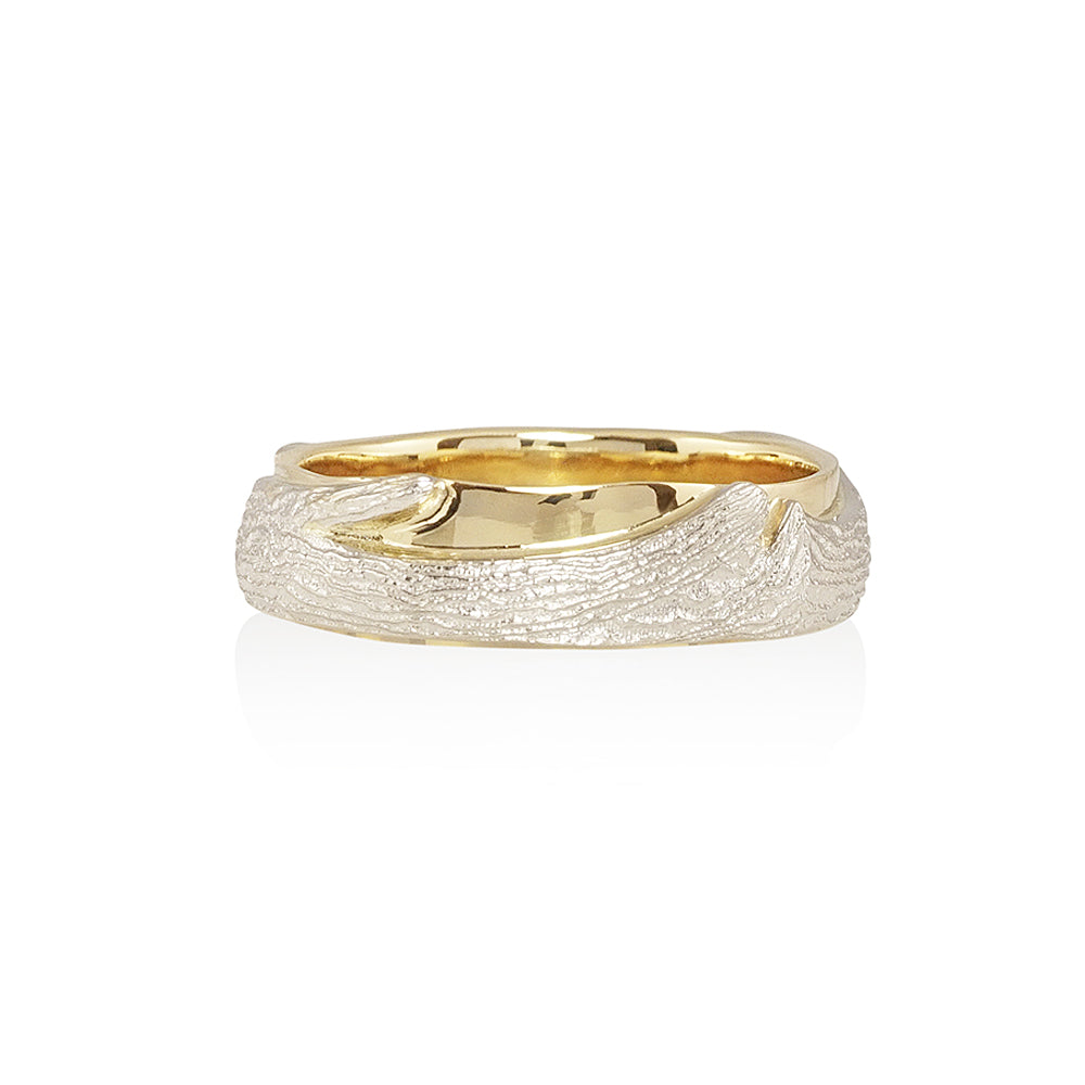 Antler Men's Wedding Band for Jeff