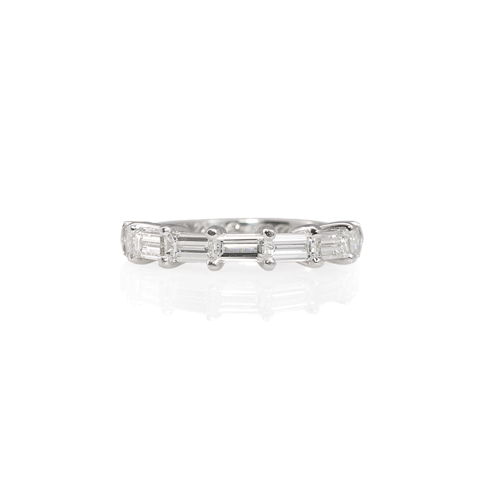 Jennifer Diamond Baguette Wedding Band