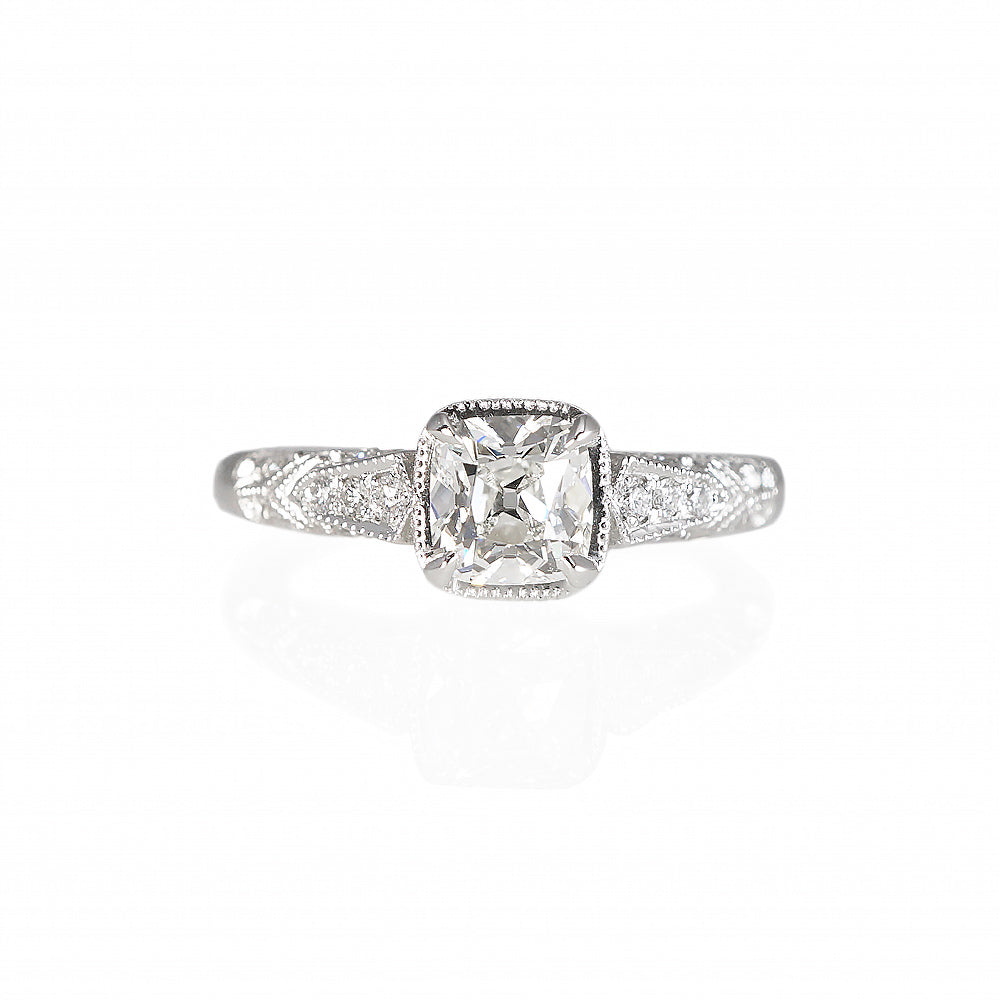 Jillian Antique Look Engagement Ring