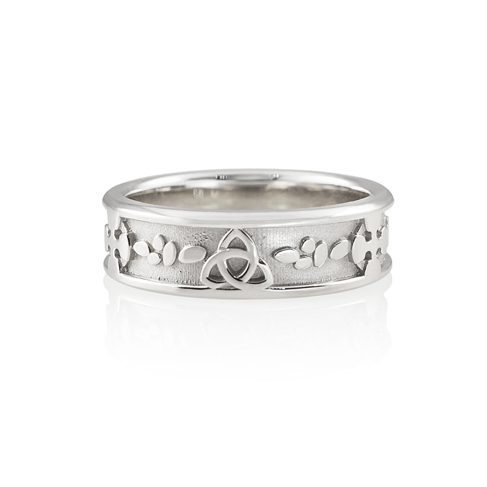 Celtic Inspired Wedding Band for John