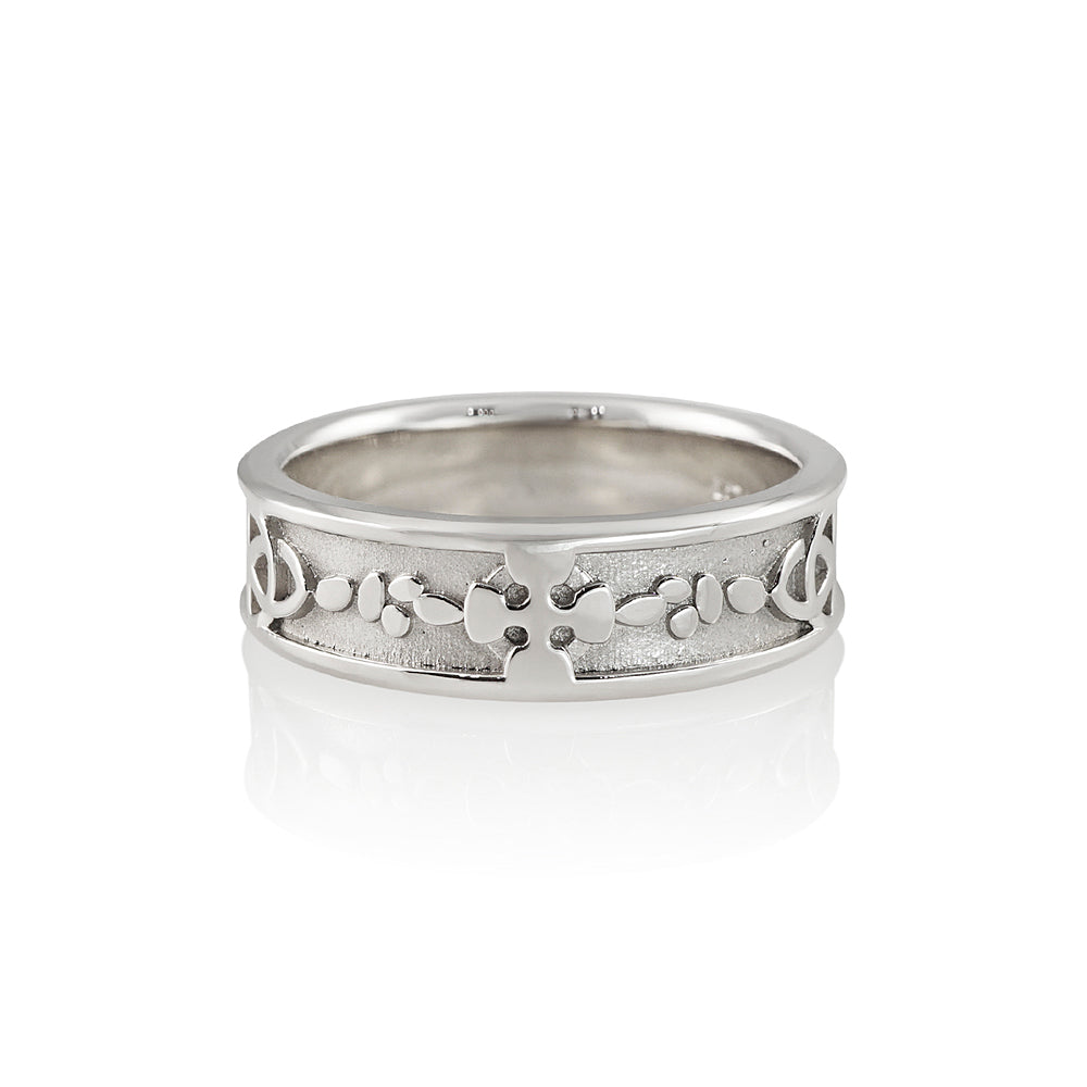 Celtic Inspired Wedding Band for John