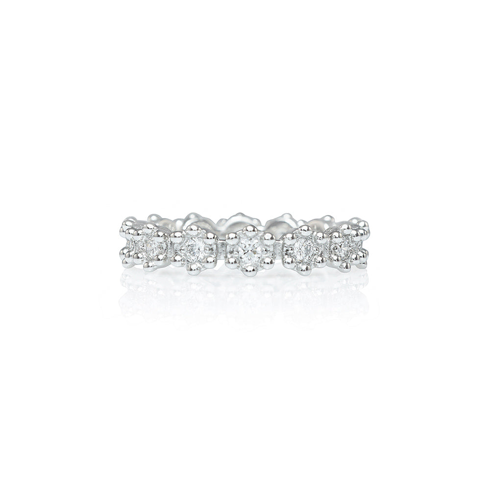 Signature Cynthia Britt Flower Diamond Band for Juliana