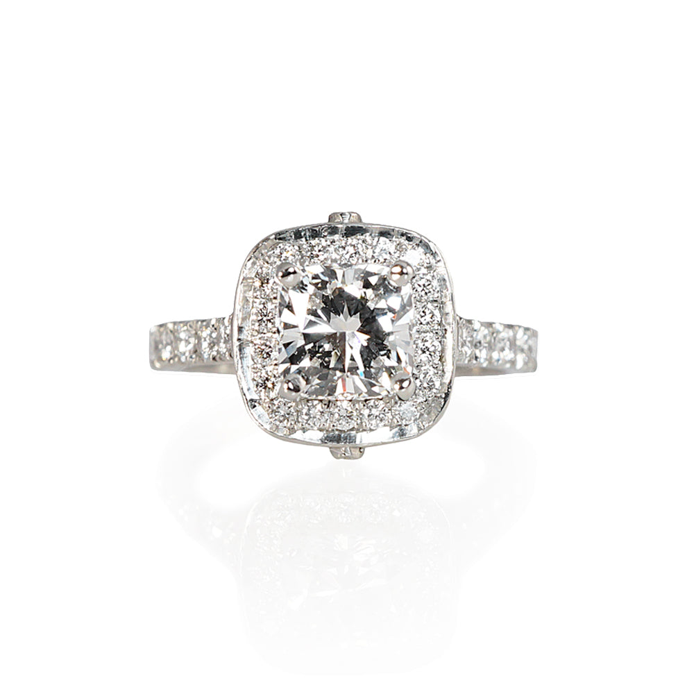 Kate Cushion Engagement Ring