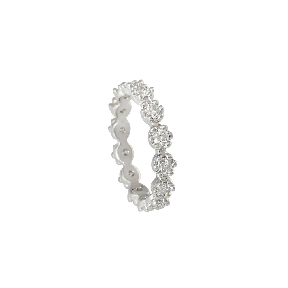 Signature Cynthia Britt Diamond Flower Eternity Ring