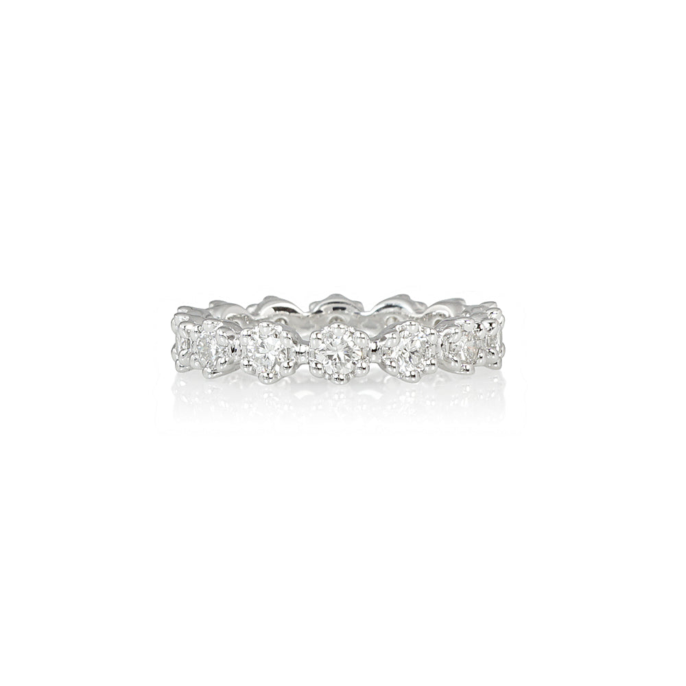 Signature Cynthia Britt Diamond Flower Eternity Ring