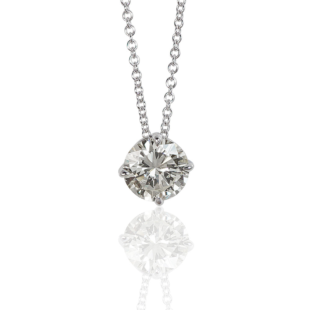 Floating Basket Diamond Pendant for Kim