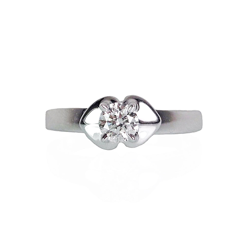 Kiss Solitaire Engagement Ring by Cynthia Britt