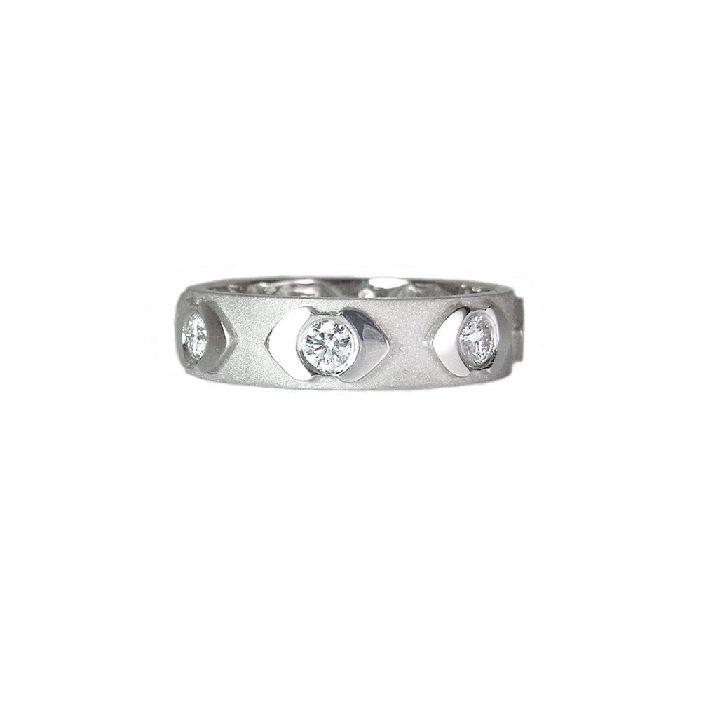 Kisses Eternity Wedding Band by Cynthia Britt