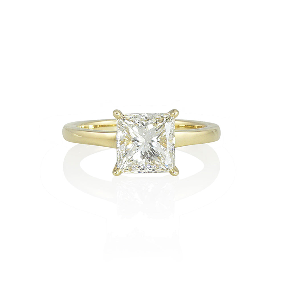 Princess Solitaire Engagement Ring for Kristen