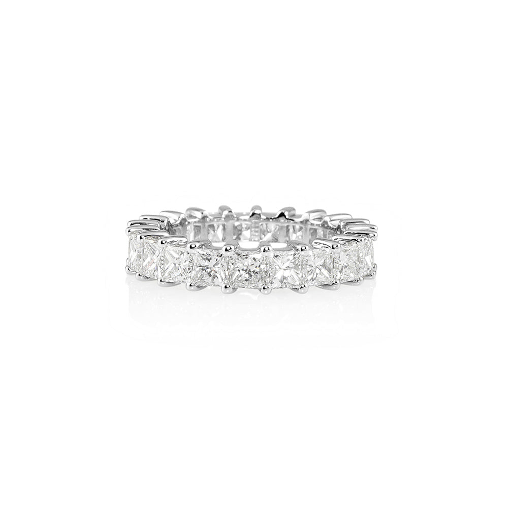 Lara Princess Cut Diamond Eternity Ring