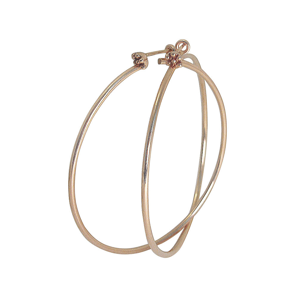 Rose Gold Britt Hoops