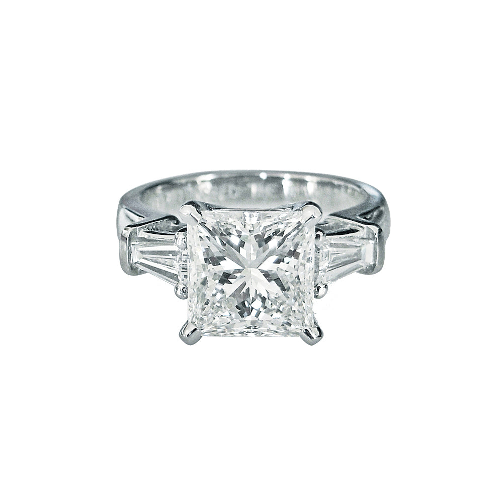 Lin Princess Cut Engagement Ring by Cynthia Britt