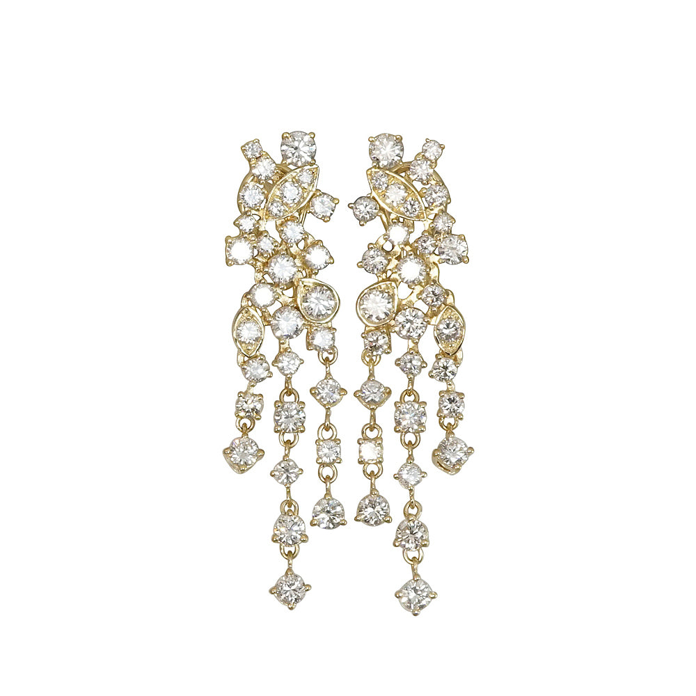 Diamond Drop Earrings for Linda