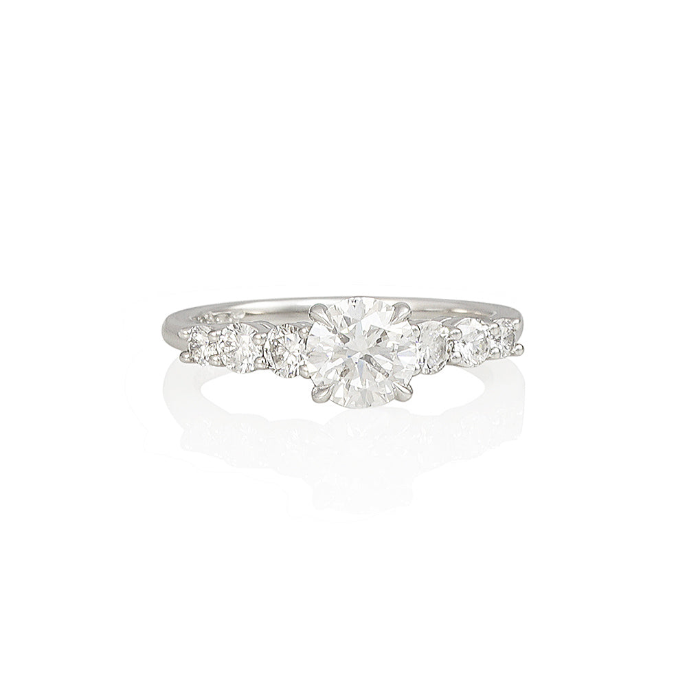 Seven Stone Diamond Engagement Ring for Lisa