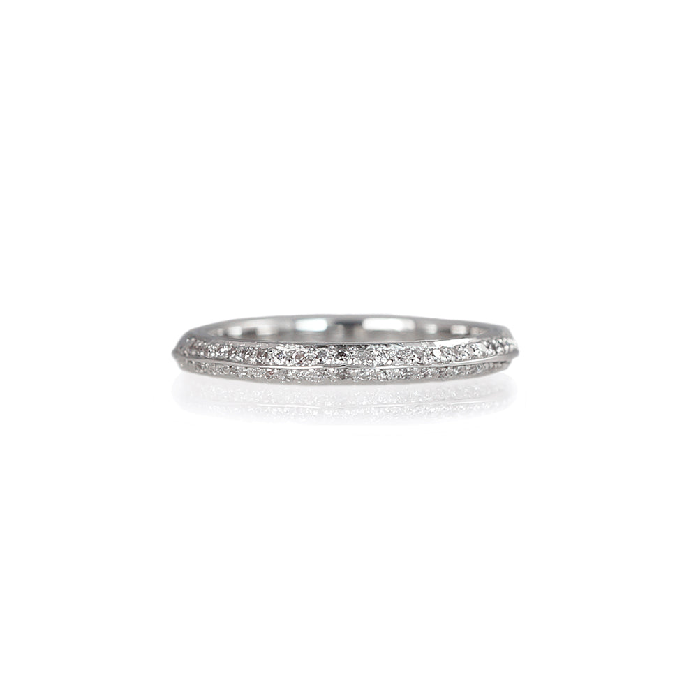 Lori Wedding Ring With Engraving by Cynthia Britt