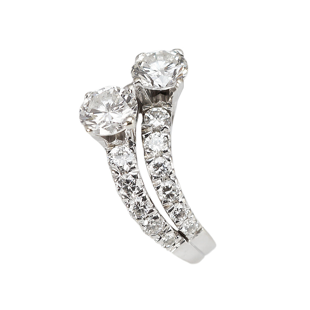 Lydia Wave Diamond Engagement Ring by Cynthia Britt