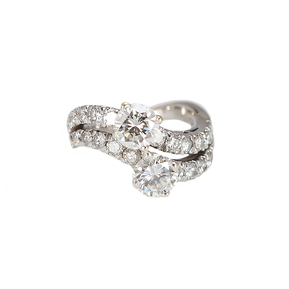 Lydia Wave Diamond Engagement Ring by Cynthia Britt