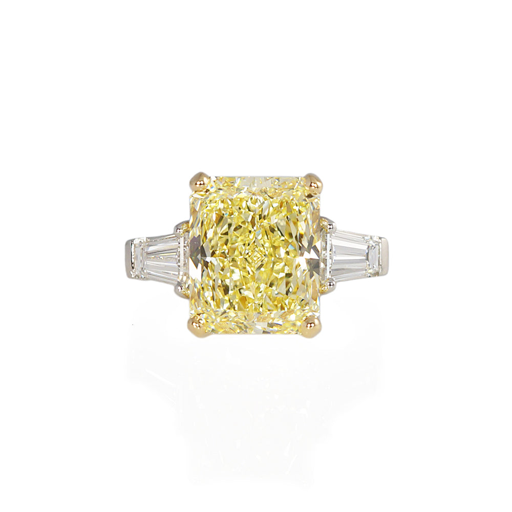 Maggie Fancy Yellow Diamond Engagement Ring