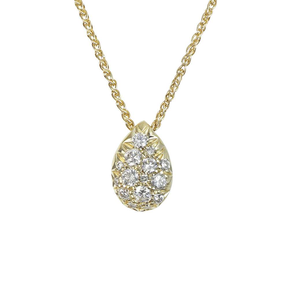 Tear Drop Diamond Sprinkle Necklace for Morgan