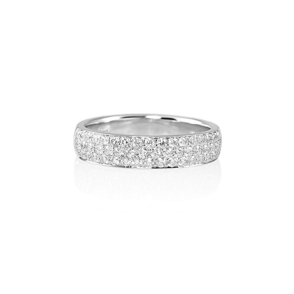 Pavé Diamond Wedding Band for Molly